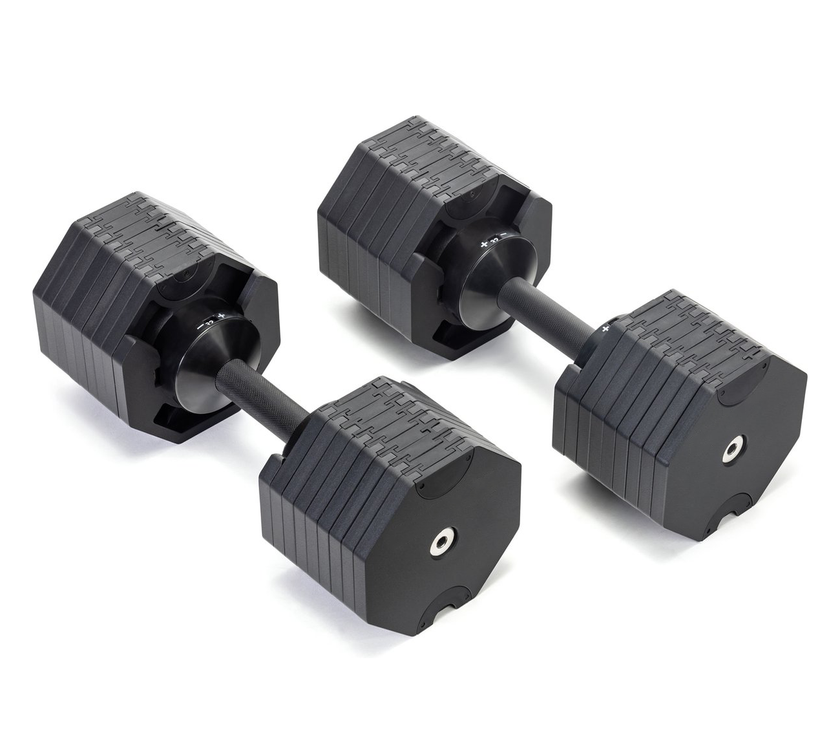 Par Octagonal Adjustable Dumbells 2 Increments 32kg