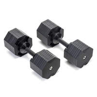 Par Octagonal Adjustable Dumbells 2 Increments 32kg