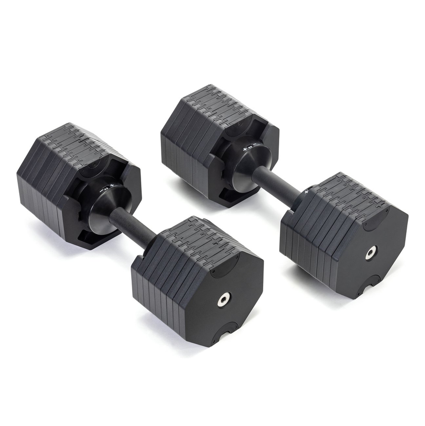 Par Octagonal Adjustable Dumbells 2 Increments 32kg