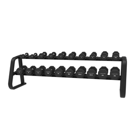 Mancuerna octogonal de goma de 2,5 a 25 kg